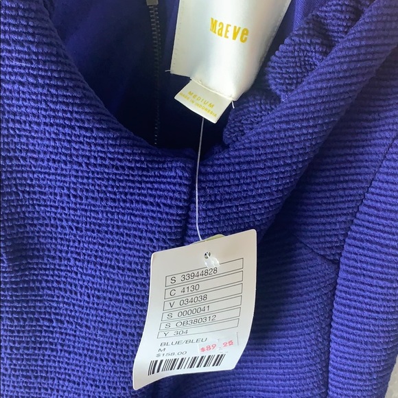 NWT Anthropologie Maeve Ruffle Ottoman Dress size Medium - Picture 7 of 8